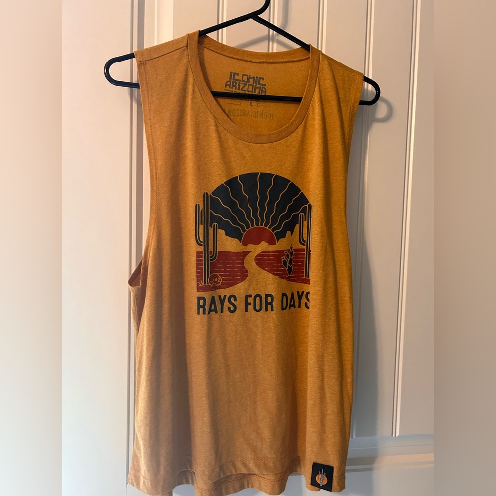 ICONIC ARIZONA "Rays For Days" Mustard Tank